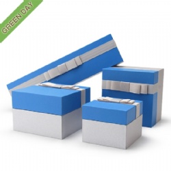 Luxury Custom Blue Paper Jewelry Set Box
